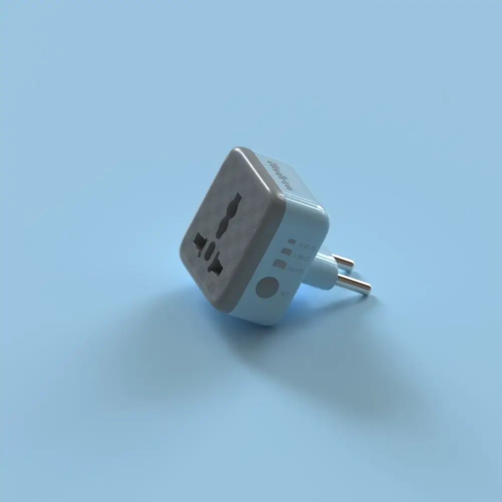محافظ برق 3 به 2 تایمردار هادرون مدل P103 محافظ برق 3 به 2 تایمردار هادرون مدل P103 - Image 3
