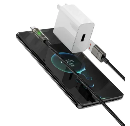 کابل شارژ USB به Type-C ترانیو مدل AC1 توان 100 وات طول ۱.۲ متر کابل شارژ USB به Type-C ترانیو مدل AC1 توان 100 وات طول ۱.۲ متر - Image 5