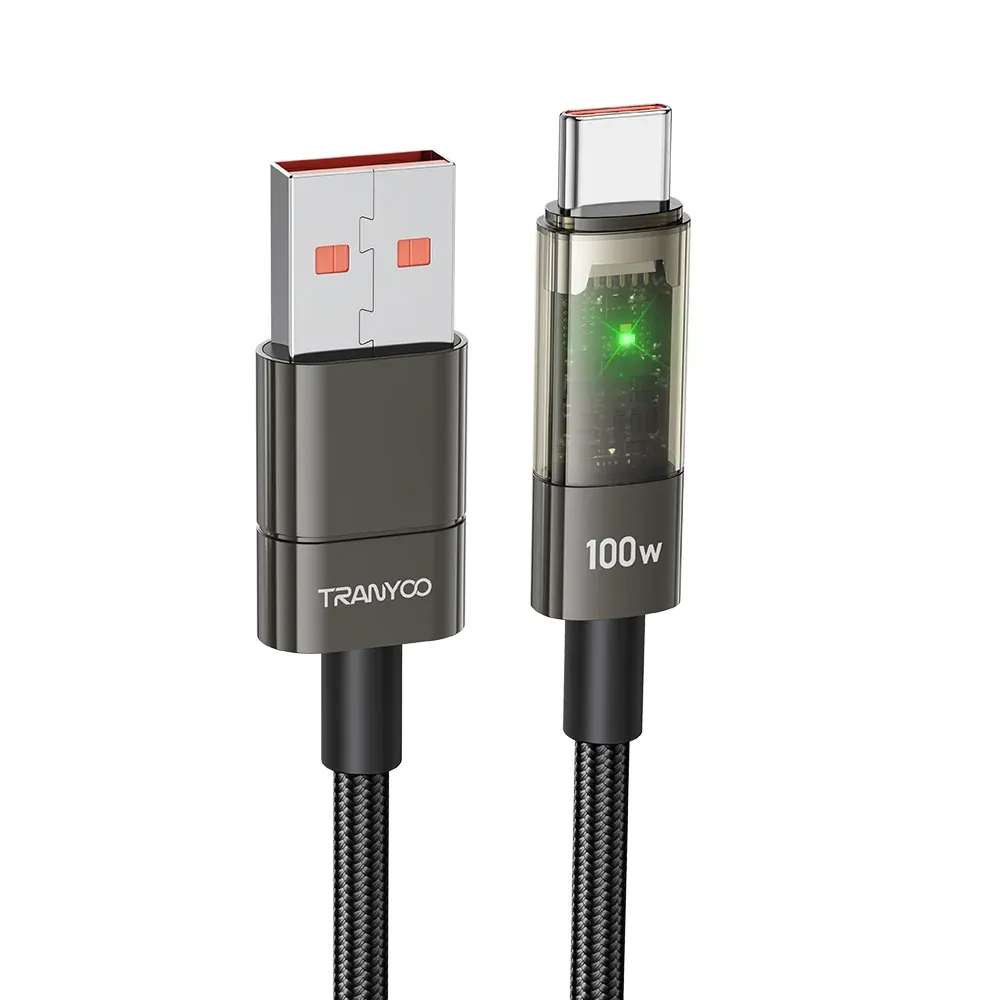 کابل شارژ USB به Type-C ترانیو مدل AC1 توان 100 وات طول ۱.۲ متر کابل شارژ USB به Type-C ترانیو مدل AC1 توان 100 وات طول ۱.۲ متر - Image 6